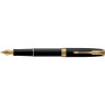 Ручка перьевая PARKER ESSENTIAL SONNET MATTE BLACK GT F CW1931516